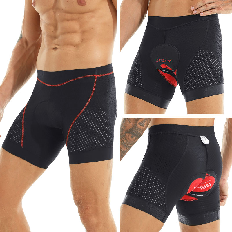 Padded Cycling Shorts 5D Gel - X-Tiger Cycling Shorts Upgrade 5D Gel