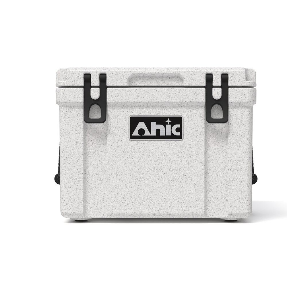 Camping - 25L Fishing Cooler Marble White Color