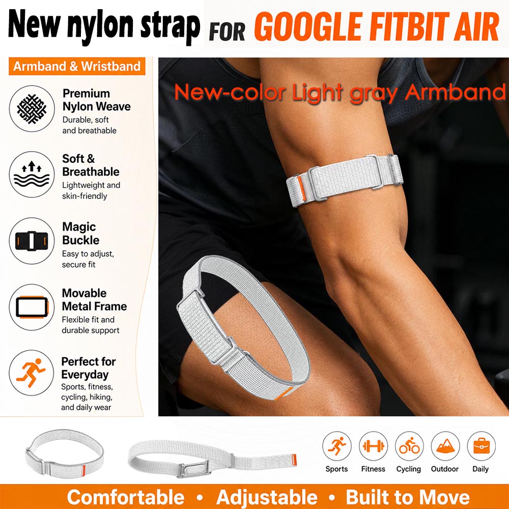 Resistance Bands Set With Handles - Nylon Weave Arm/Wrist Band Bicep Strap