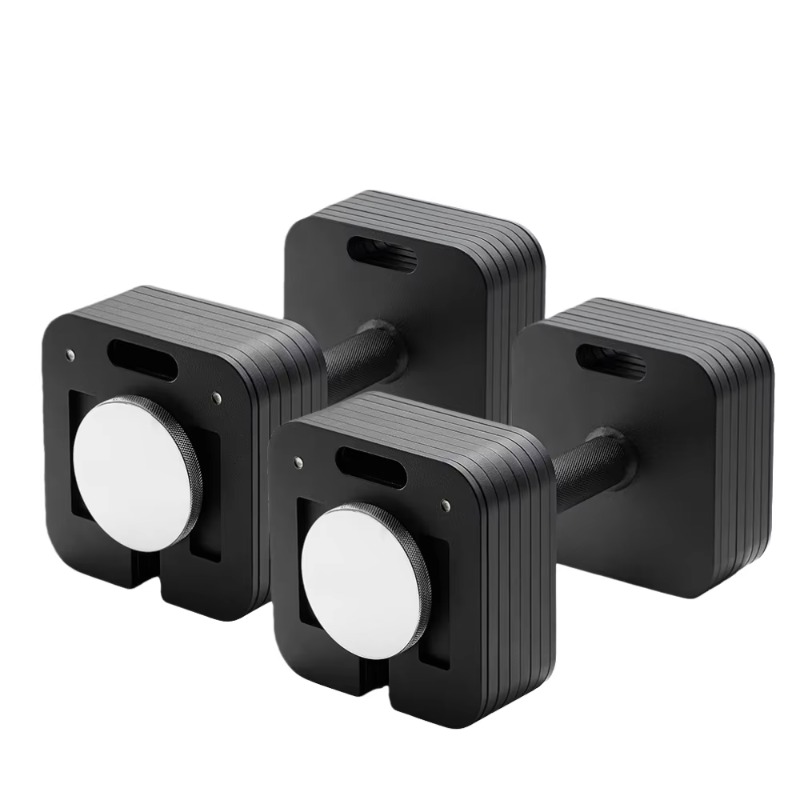 Adjustable Dumbbell Pair 40Kg - Quickly Adjustable Barbell and Kettlebell Detachable
