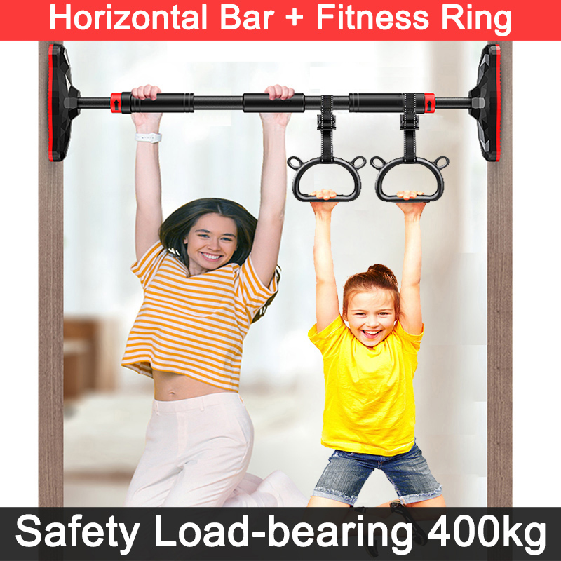 Door Pull Up Bar No Screw - 140-180cm Adjustable Pull Up Bar for