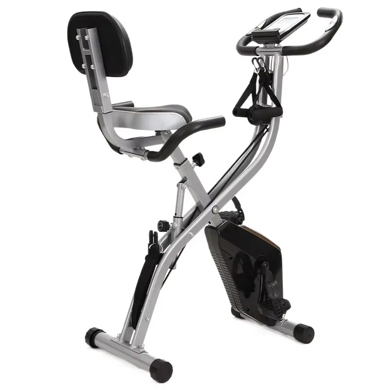 Exercise Bike Magnetic Resistance - Portable Foldable Indoor Home Gym Exercise