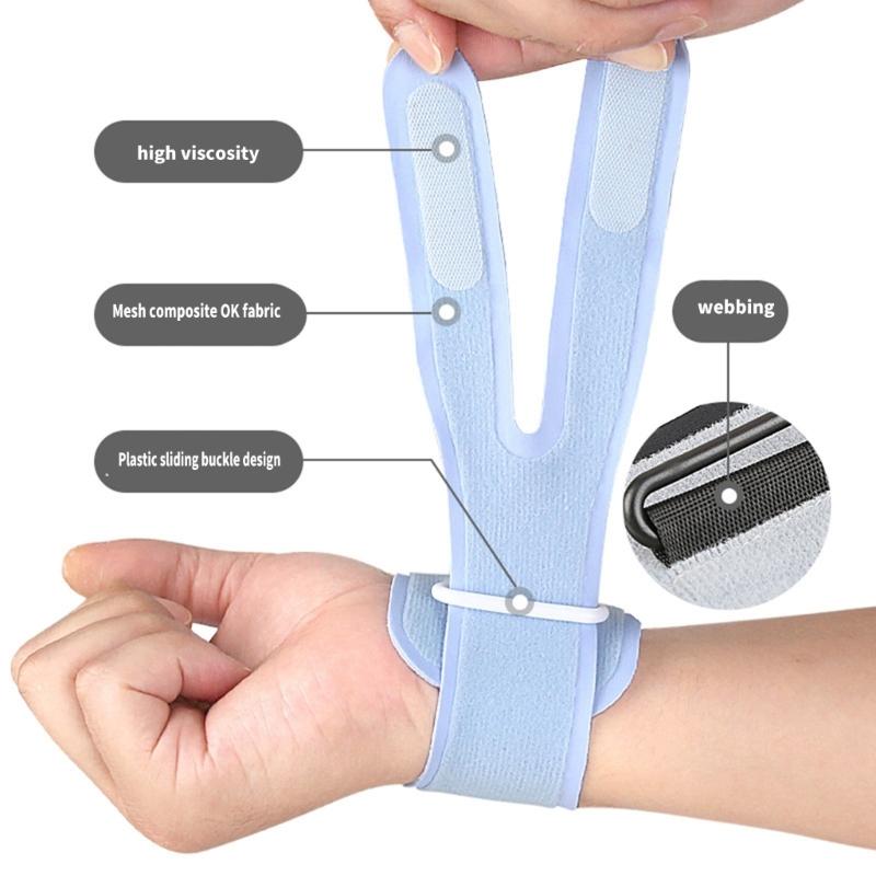 Wrist Wraps Weightlifting Support - 652F Adjustable Elastic Wrist Brace Light