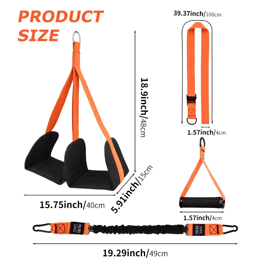 Resistance Bands Set With Handles - Pull Up Assistance Bands Set Resistance