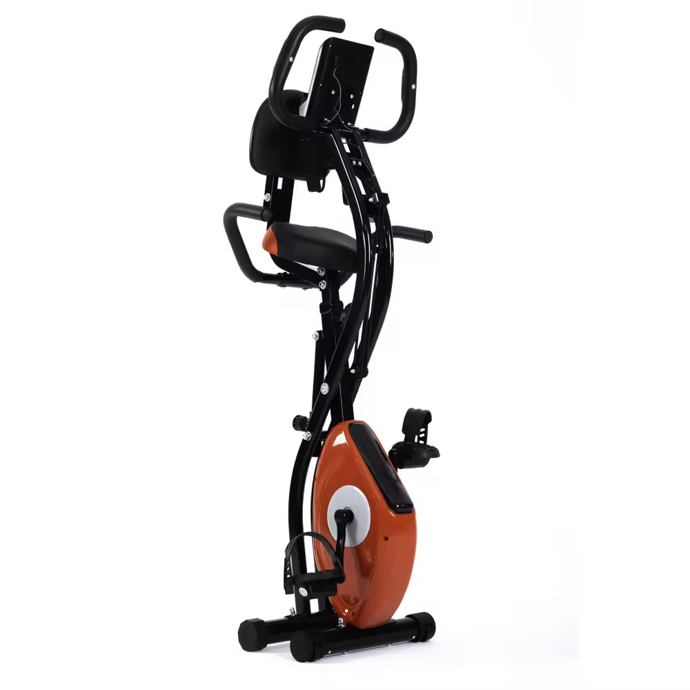 Exercise Bike Magnetic Resistance - Indoor Foldable Magnetic Resistance Steel Exercise