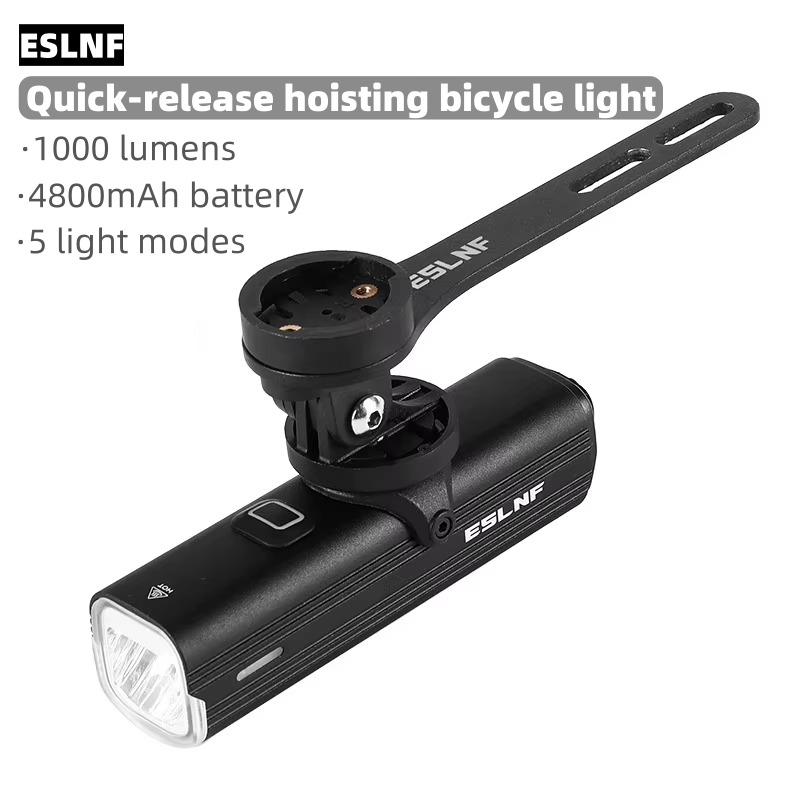 Rechargeable Bicycle Headlight 1000 Lumen - ESLNF Bicycle Front Light 1000 Lumens