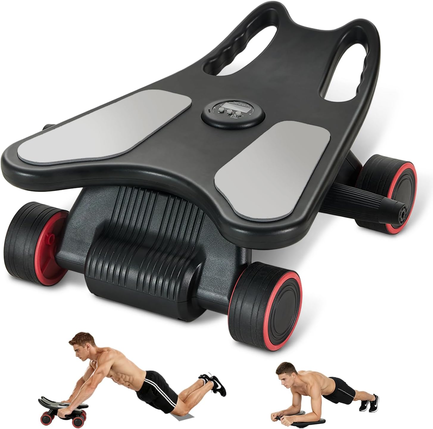 Ab Roller Wheel With Elbow Support - Ab Roller Wheel, Ab Roller, Upgraded