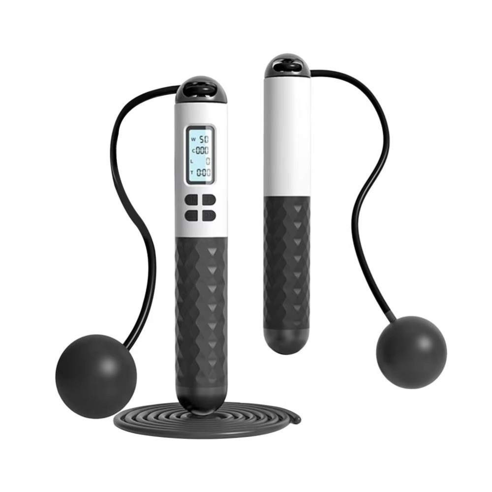 Smart Jump Rope Digital Counter - Cordless Ropeless Jump Rope Anti-Skid Weight