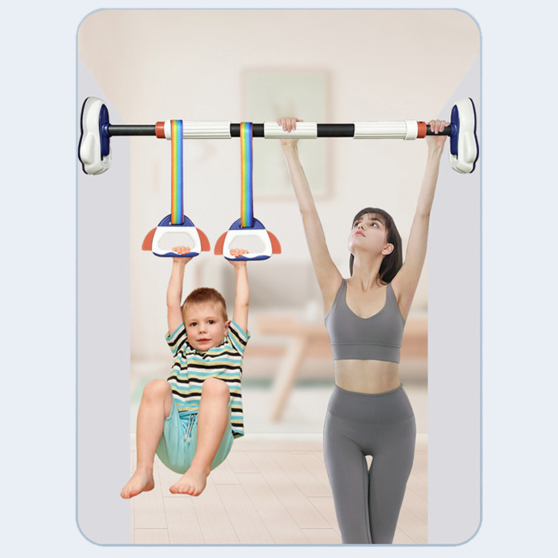 Door Pull Up Bar No Screw - 100-150cm Pull Up Bar for Doorway,