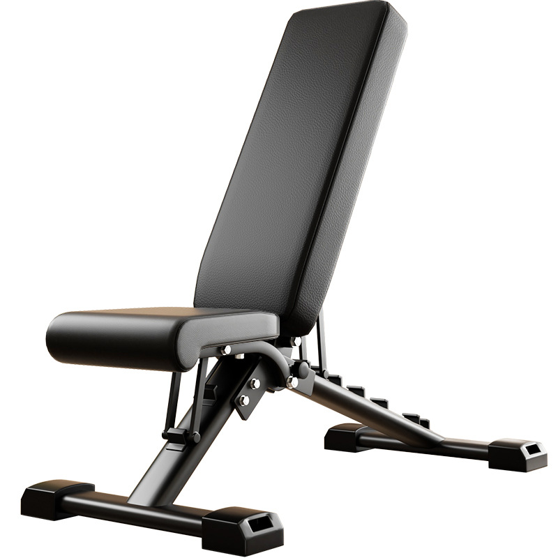 Fitness Equipment - Commercial Foldable Dumbbell Stool Multifunctional Sit-Up