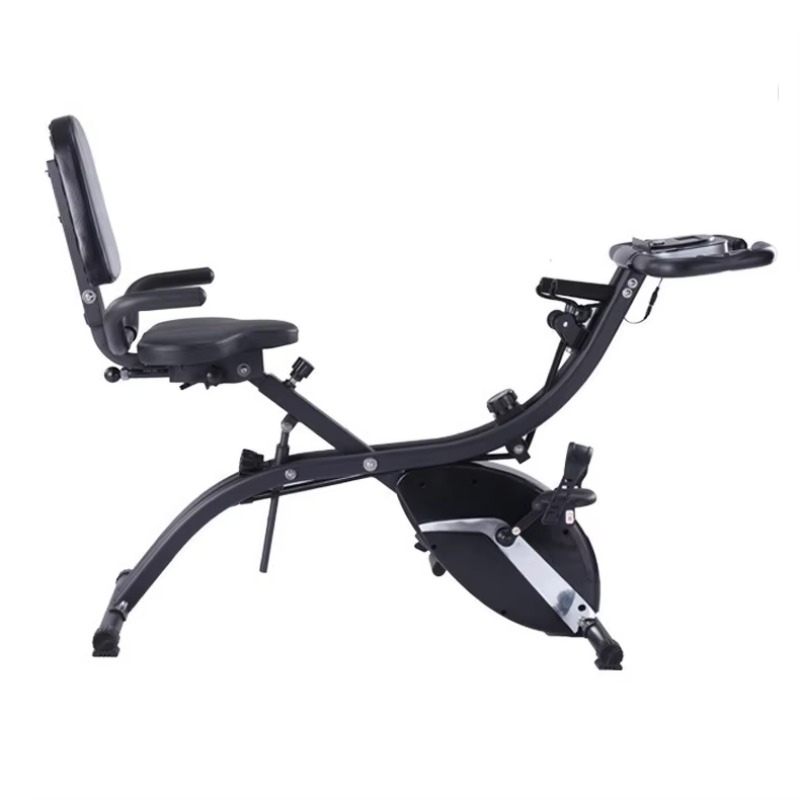 Exercise Bike Magnetic Resistance - Home Fitness Folding Exercise Bike LCD