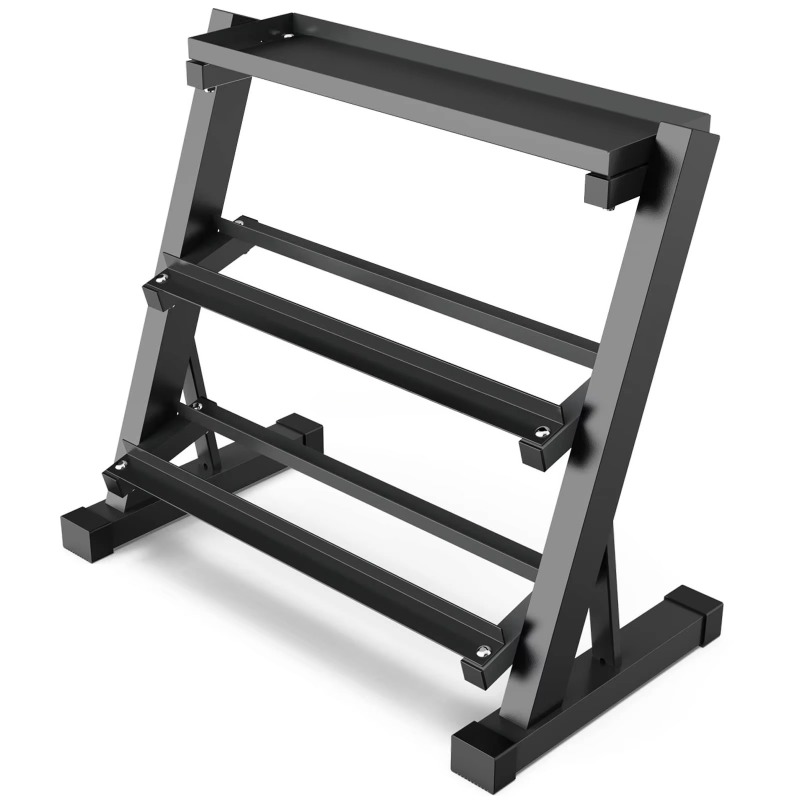 Fitness Equipment - 3-Tier Dumbbell Storage Rack 8pairs 10pairs