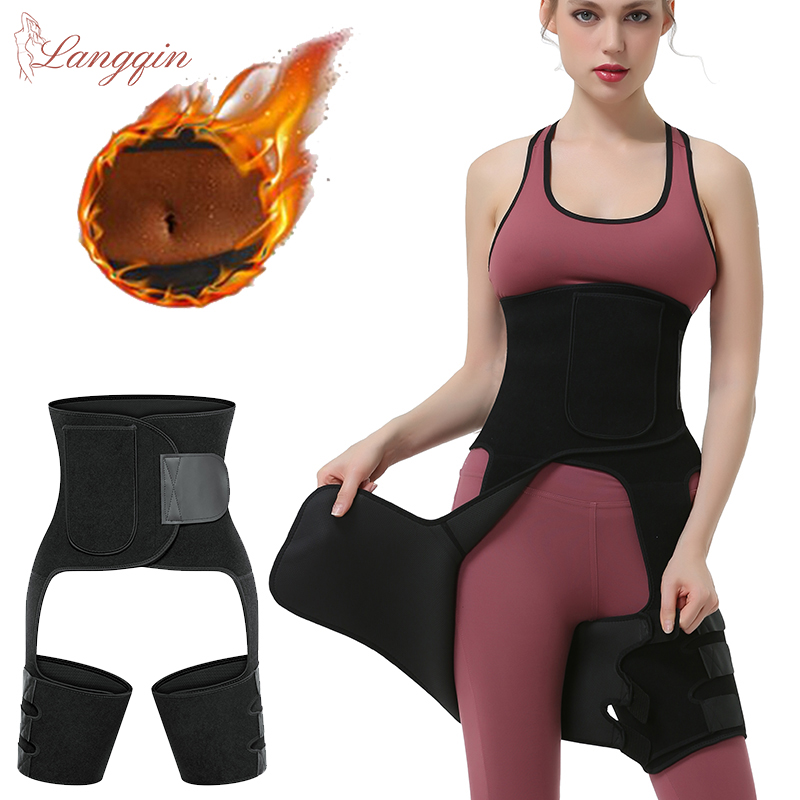 Sweat Waist Trainer Belt Neoprene - Sweat Sauna Double Compression Waist Trainer