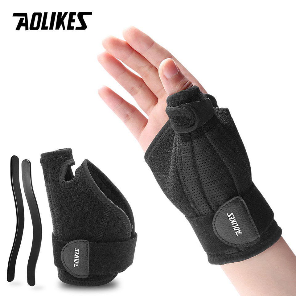Wrist Wraps Weightlifting Support - AOLIKES 1PCS Wrist Brace Support Sprain