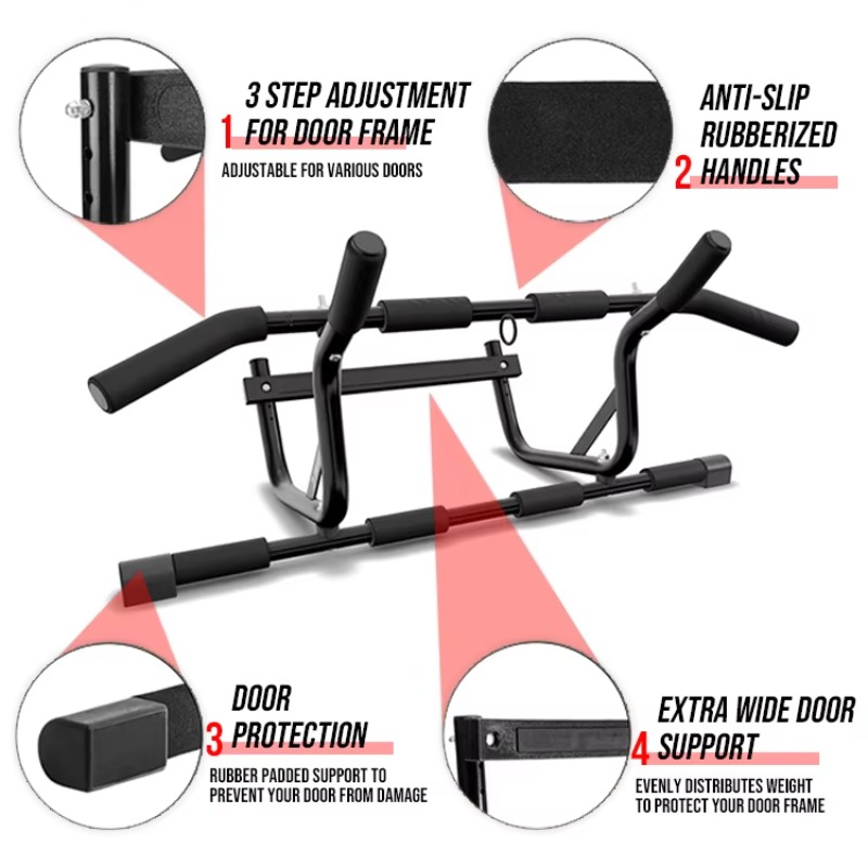 Door Pull Up Bar No Screw - Factory Direct Professional Screws And No