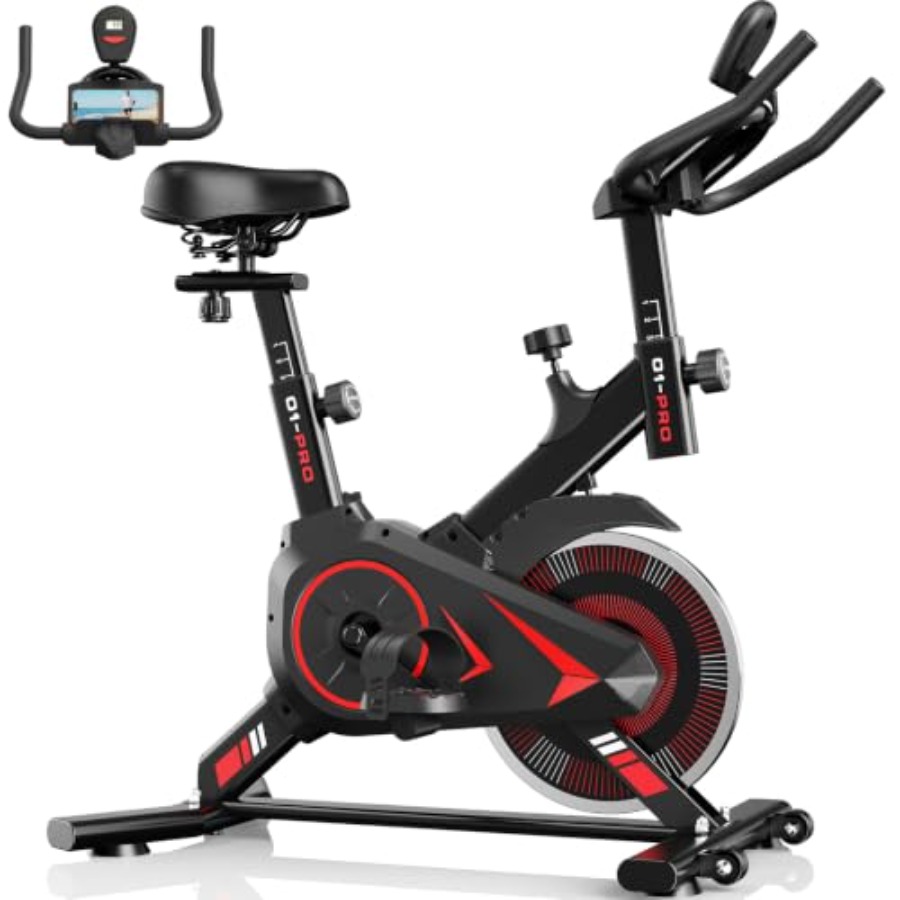 Exercise Bike Magnetic Resistance - Home gym exercise bike with 350