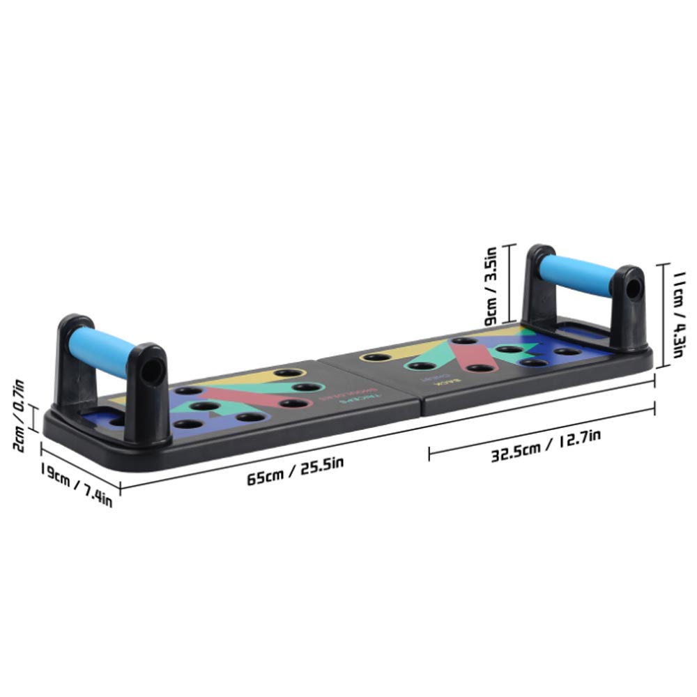 Push Up Board Foldable Multi Function - 9-in-1 Foldable Push-Up Rack Board Multi-Functional