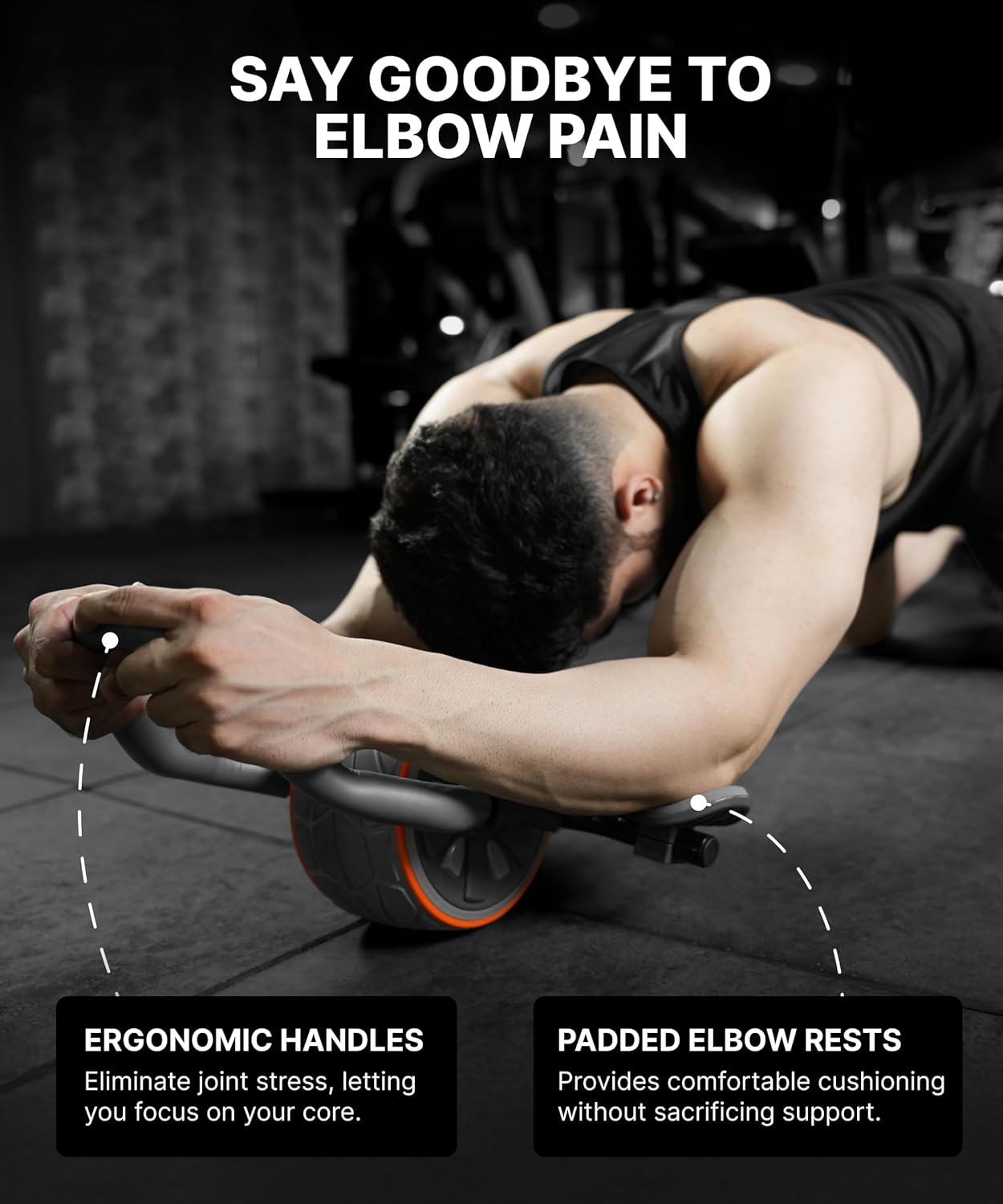 DMoose Fitness Ab Roller Wheel - огляд і ціна Ab Roller Wheel With Elbow Support