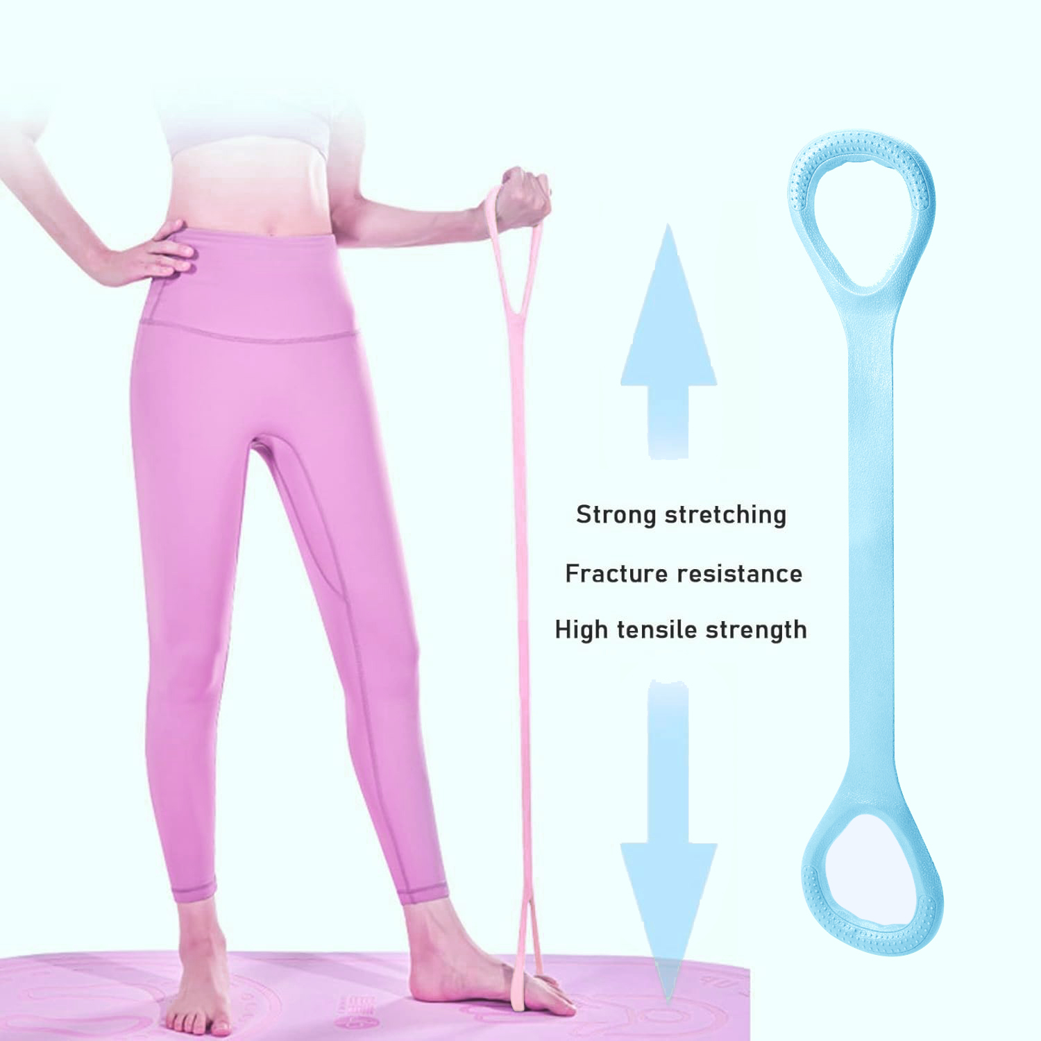 8 Fitness Resistance Band for  - огляд і ціна Pilates Bar Kit With Resistance Bands