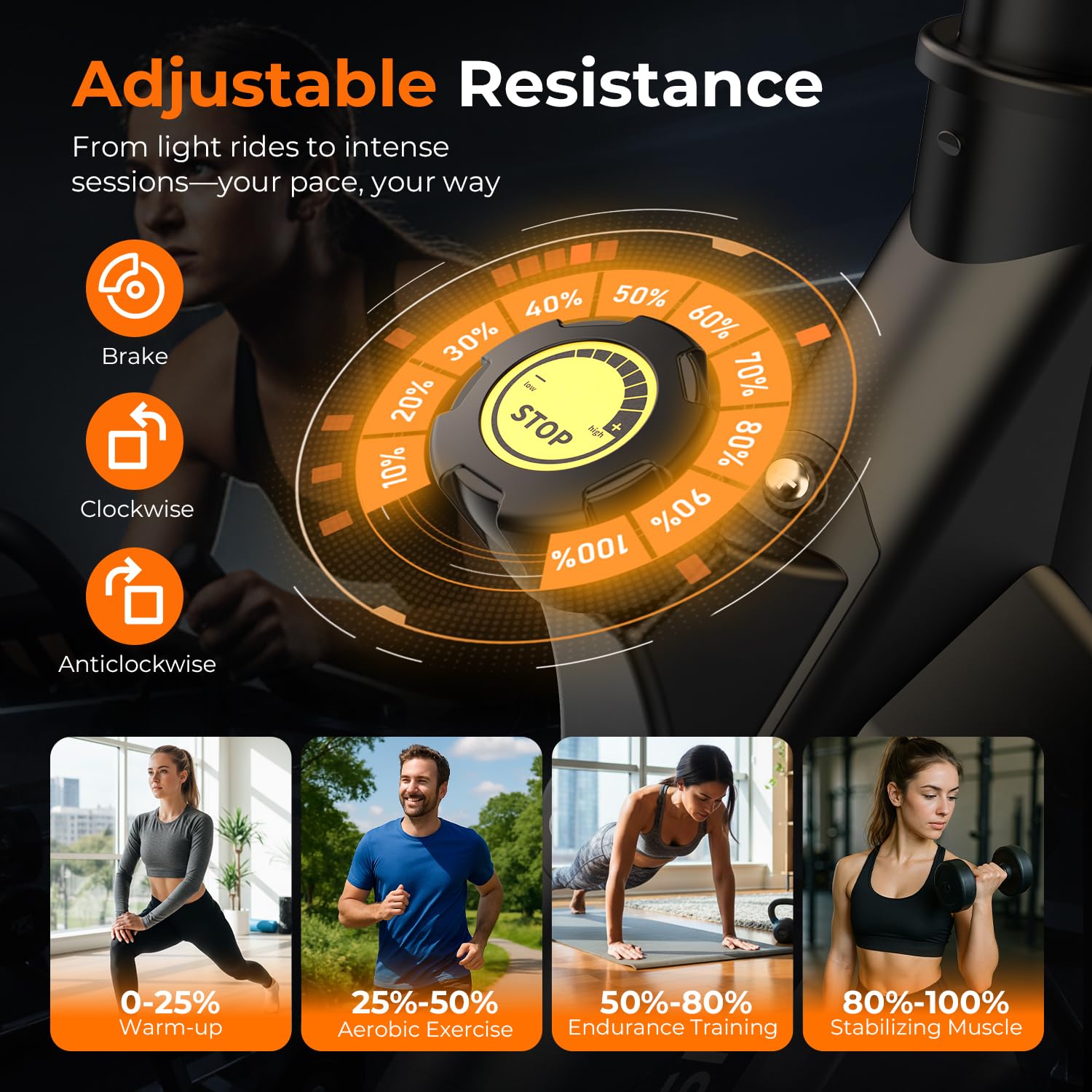 Exercise Bike Magnetic Resista - огляд і ціна Exercise Bike Magnetic Resistance