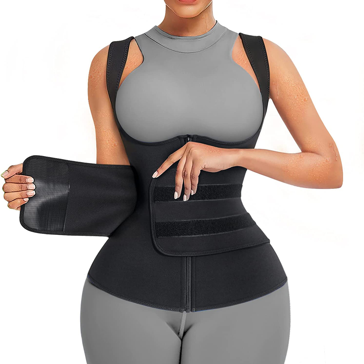 Neoprene Sauna Suit for Women  - огляд і ціна Sweat Waist Trainer Belt Neoprene