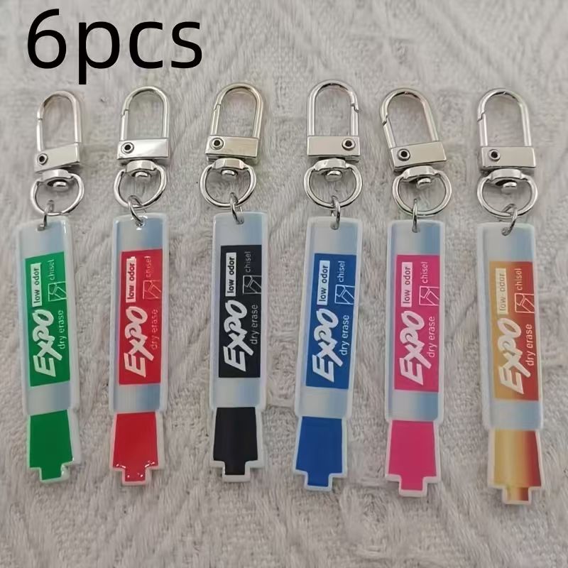 6pcs acrylic pen keychain, all - огляд і ціна Hiking
