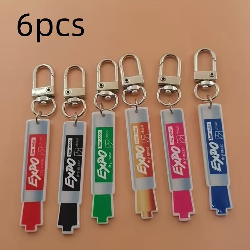 6pcs acrylic pen keychain, all - огляд і ціна Hiking