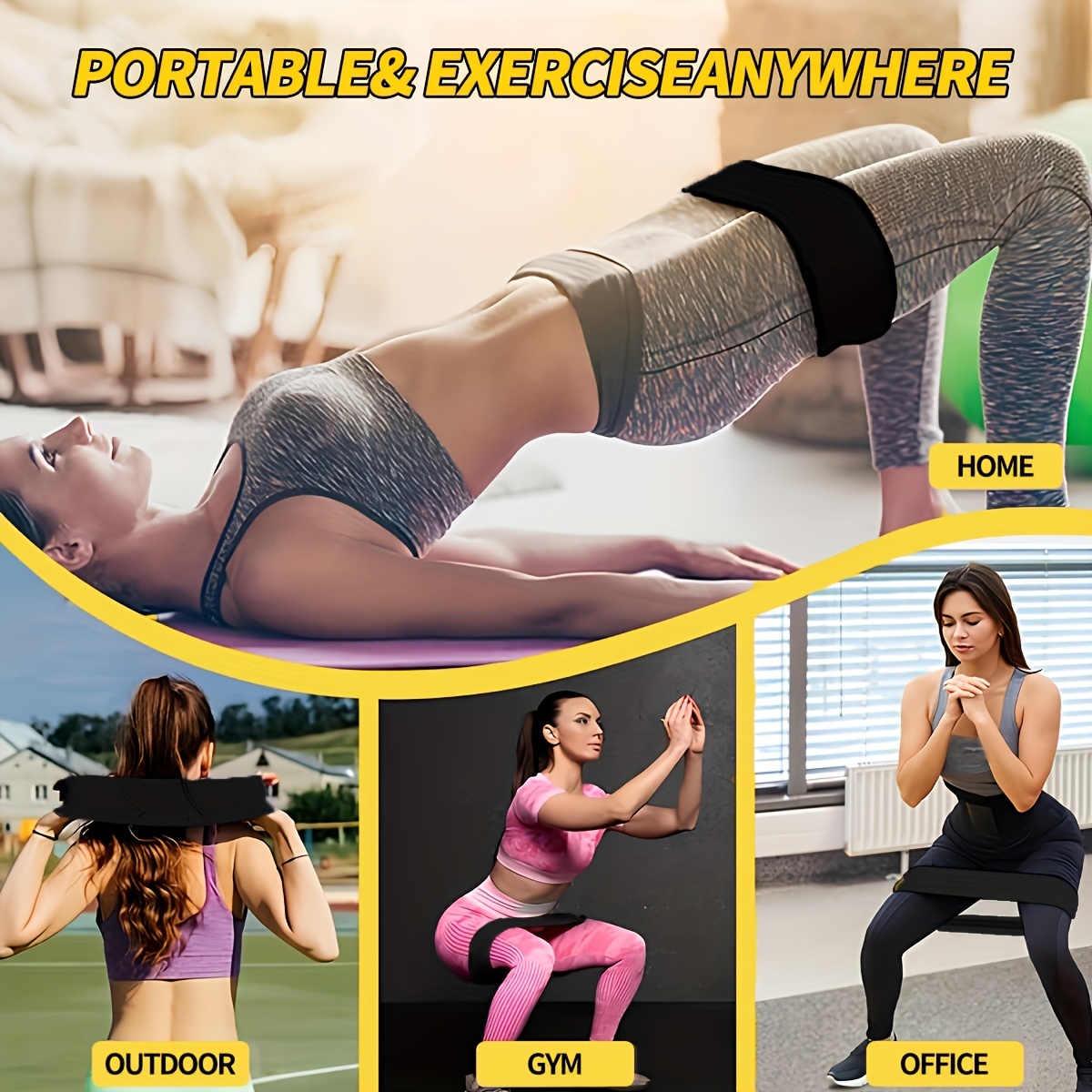 3PCS Resistance Bands Set, Ela - огляд і ціна Pilates Bar Kit With Resistance Bands