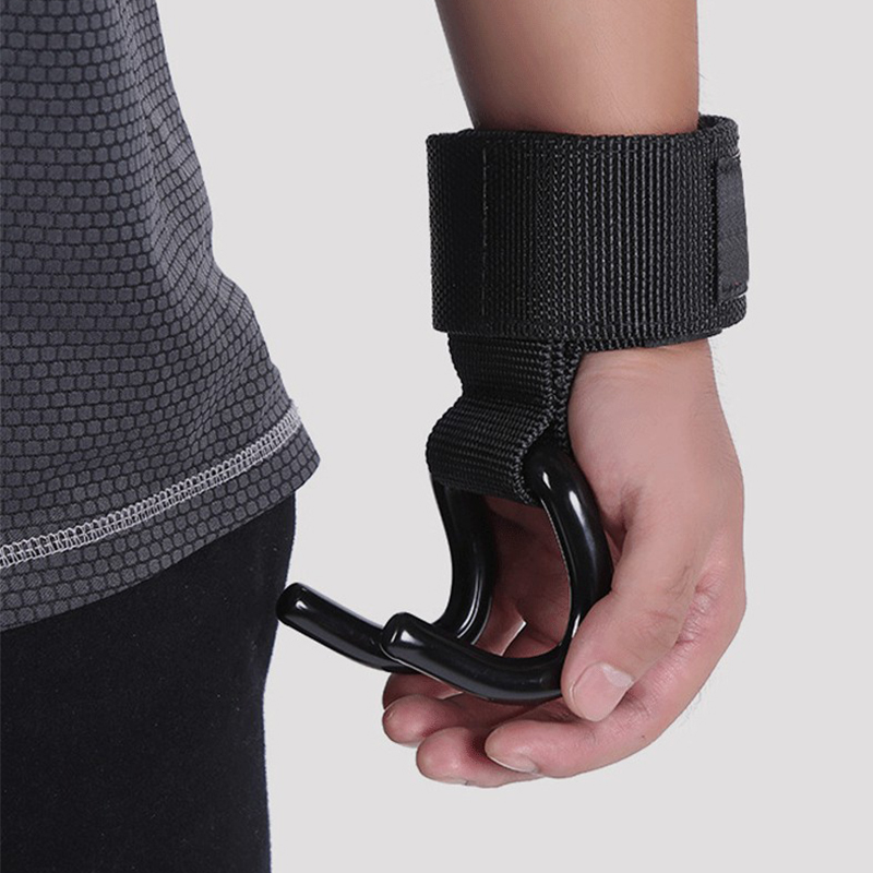 1PairWeight Lifting Hook Grips - огляд і ціна Wrist Wraps Weightlifting Support