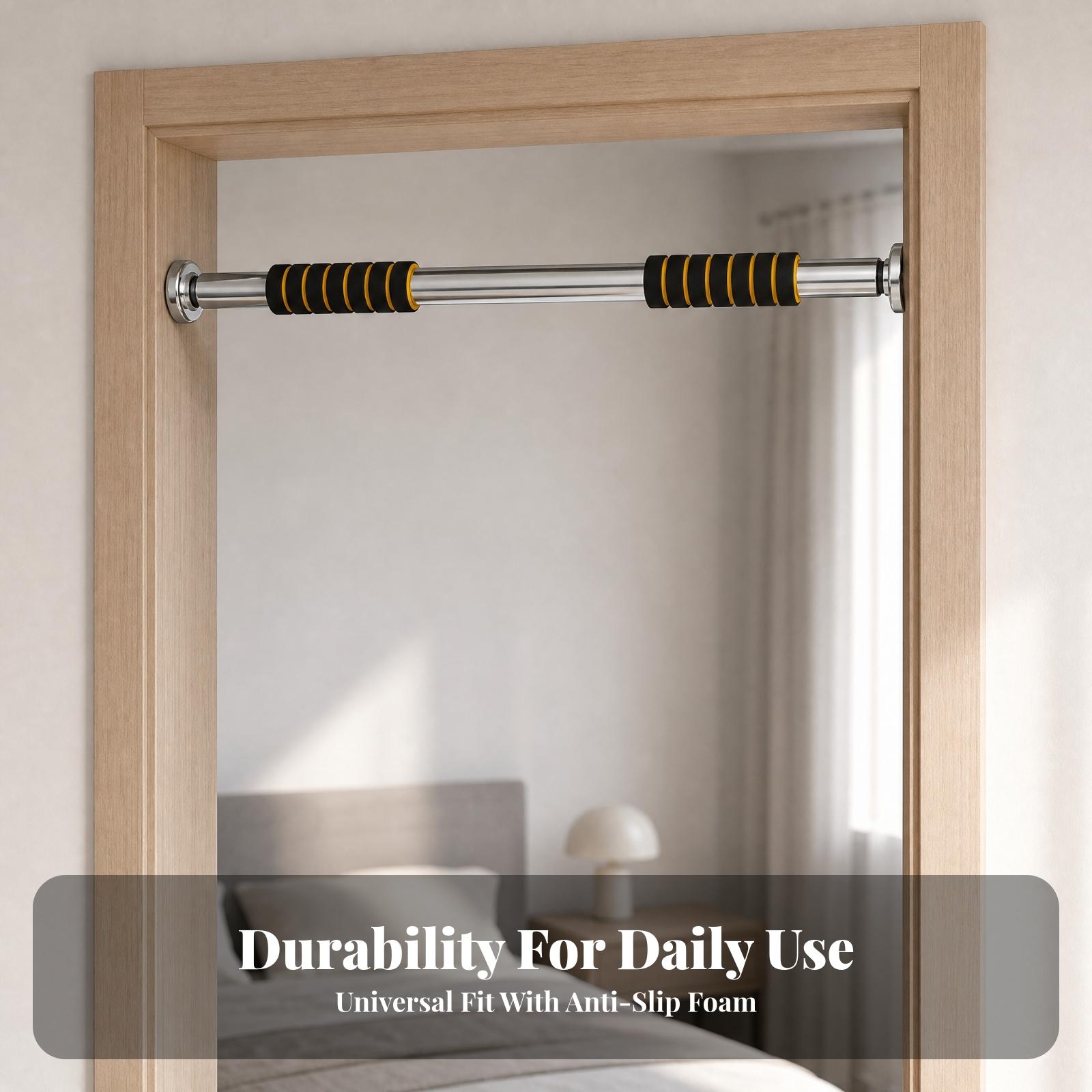 Portable Door Frame Chin Up Ba - огляд і ціна Door Pull Up Bar No Screw