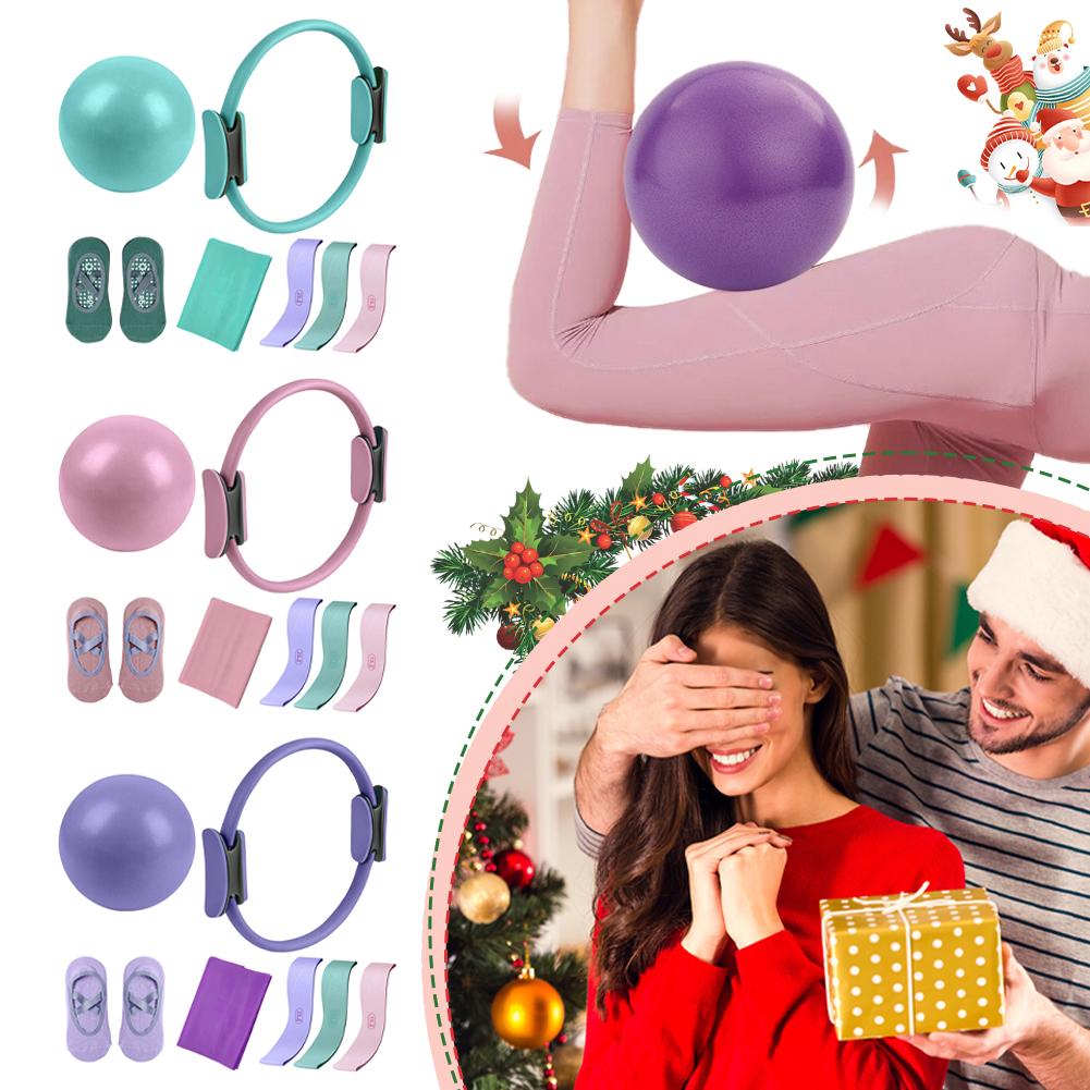 5Pcs Pilates Essential Kit wit - огляд і ціна Pilates Bar Kit With Resistance Bands