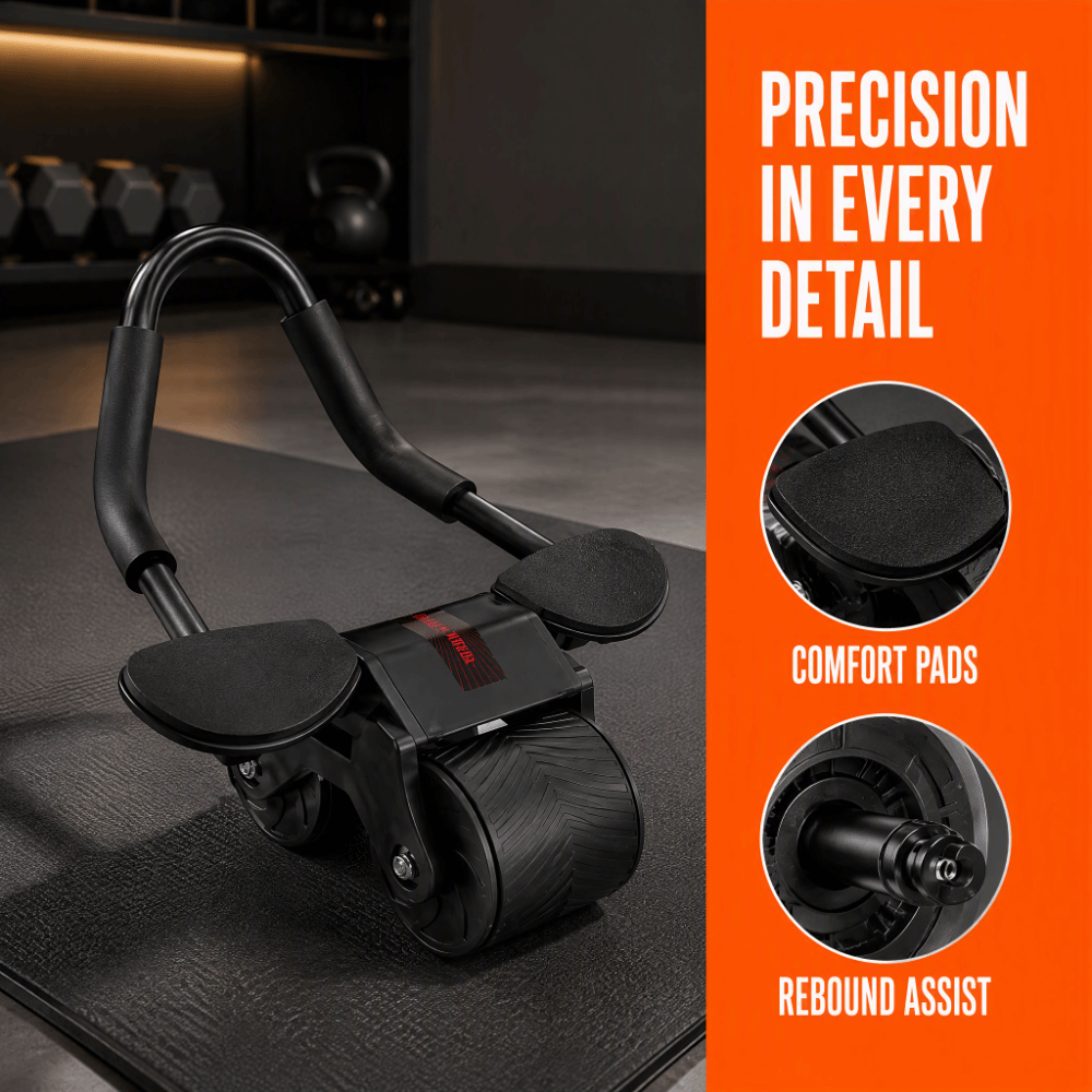 Steel ABS Automatic Rebound Ab - огляд і ціна Ab Roller Wheel With Elbow Support