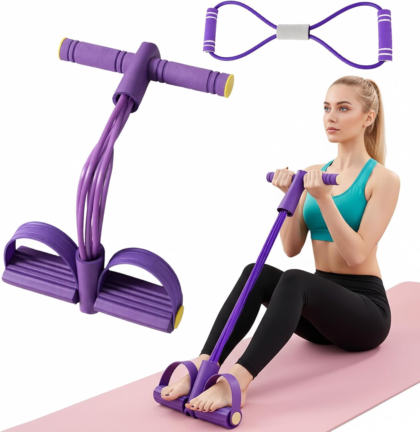 Petite Women's Fitness Set, 6  - огляд і ціна Resistance Bands Set With Handles
