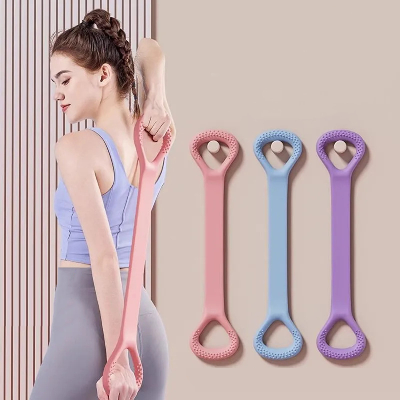 1/3Pcs 8-Shaped Resistance Ban - огляд і ціна Pilates Bar Kit With Resistance Bands
