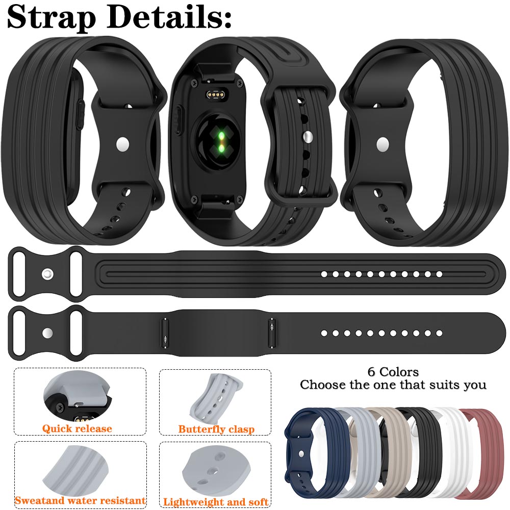 Silicone Strap for Garmin Cirq - огляд і ціна Resistance Bands Set With Handles