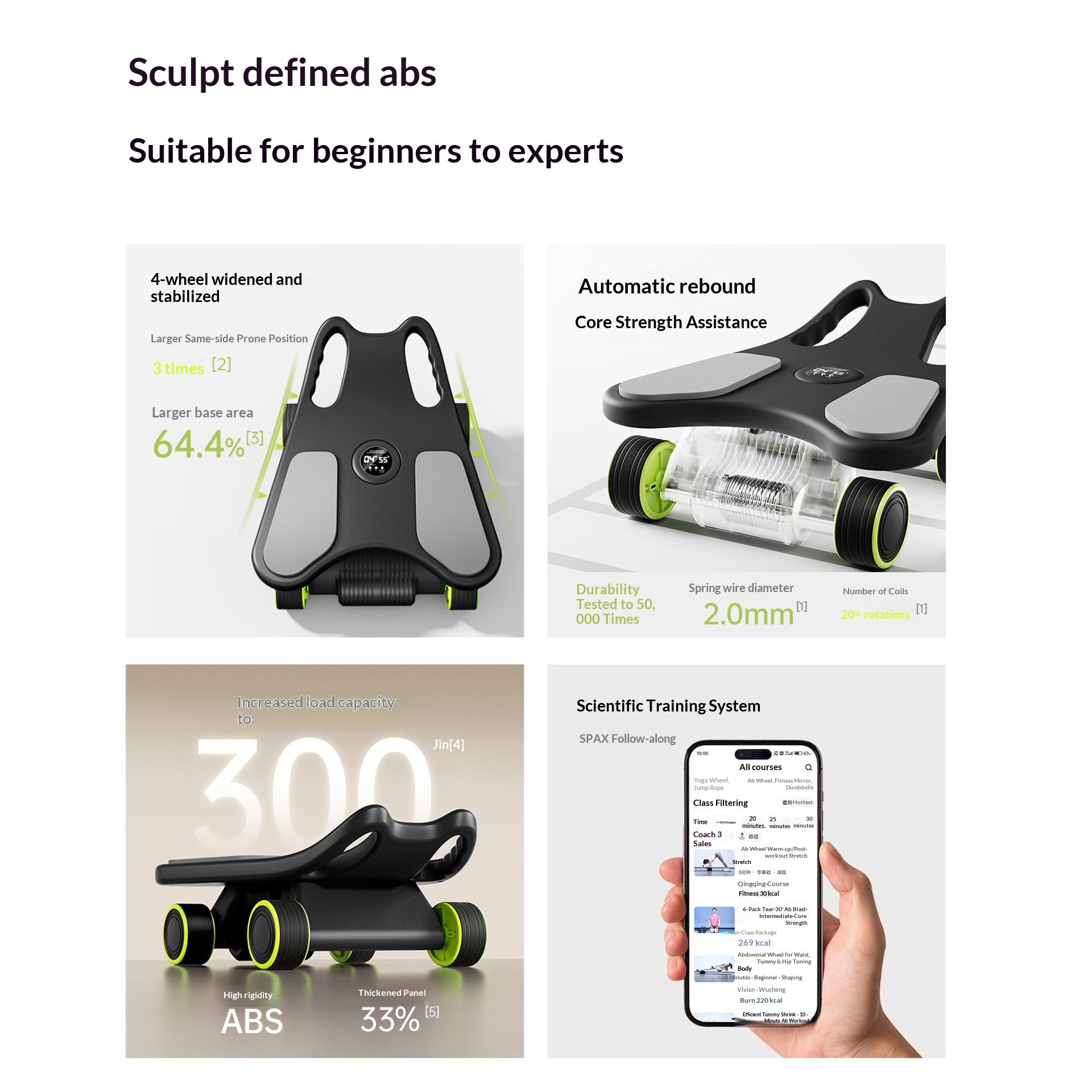 Ab Roller With Elbow Support A - огляд і ціна Ab Roller Wheel With Elbow Support