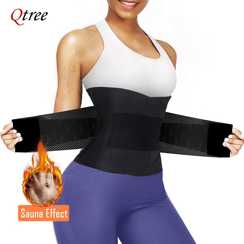Qtree Hot Neoprene Waist Train - огляд і ціна Sweat Waist Trainer Belt Neoprene