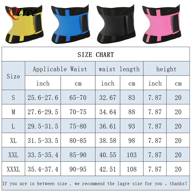 Qtree Hot Neoprene Waist Train - огляд і ціна Sweat Waist Trainer Belt Neoprene