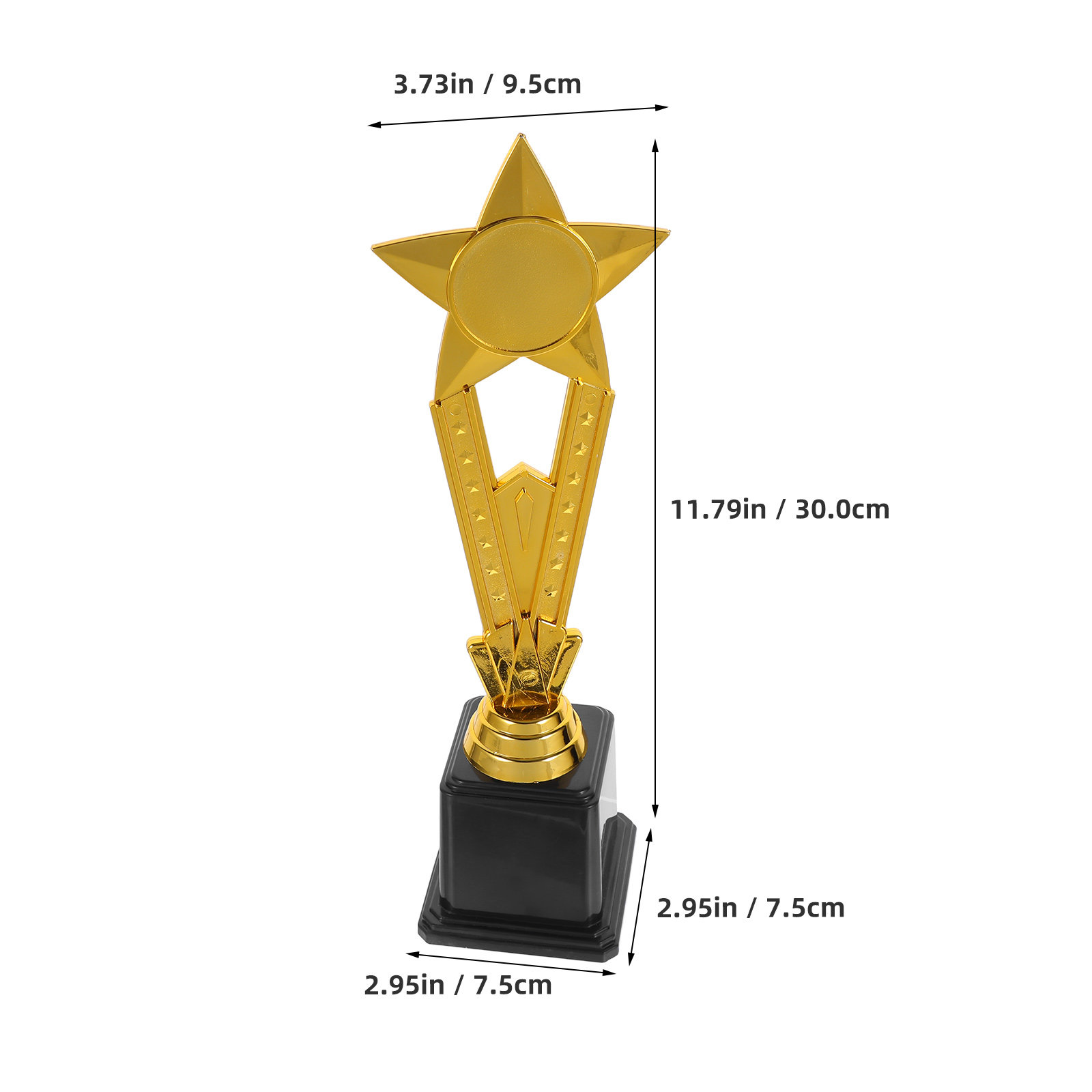 Plastic Gold Star Trophy Small - огляд і ціна Team Sports