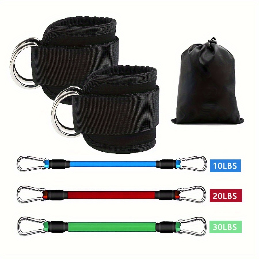 5Pcs Ankle Resistance Bands,An - огляд і ціна Pilates Bar Kit With Resistance Bands