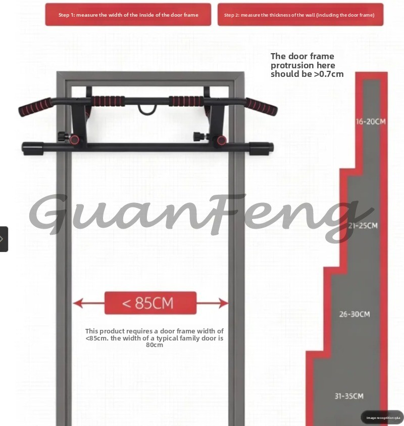 Door Frame No‑Screw Pull‑Up Ch - огляд і ціна Door Pull Up Bar No Screw
