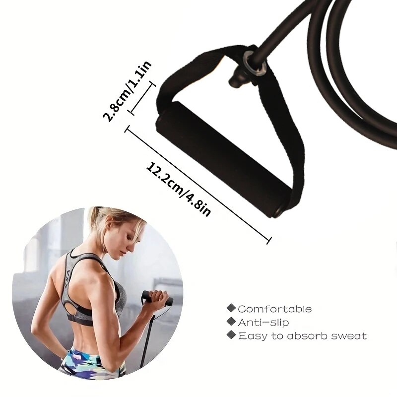 Resistance Bands With Handles, - огляд і ціна Resistance Bands Set With Handles
