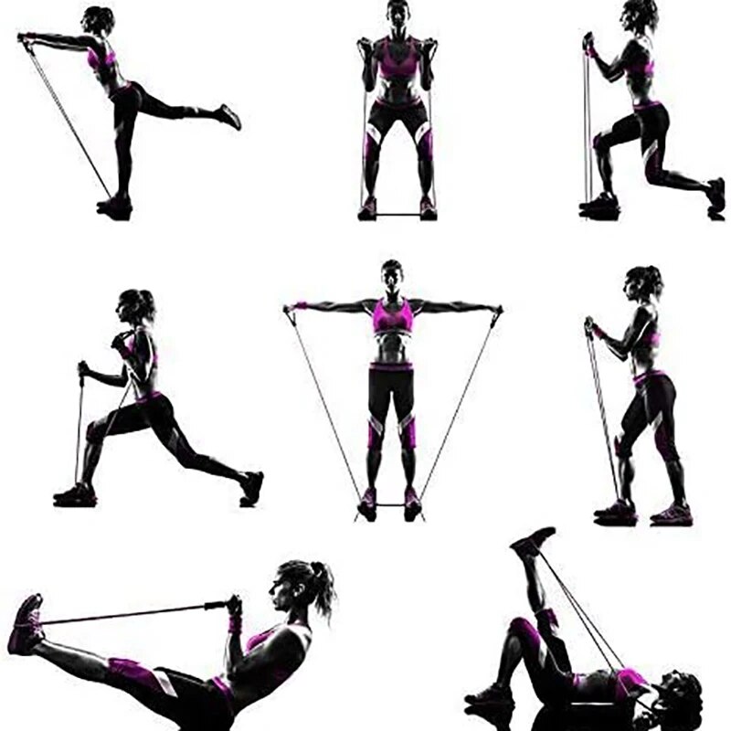 Resistance Bands With Handles, - огляд і ціна Resistance Bands Set With Handles