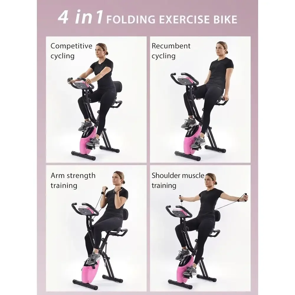 4-in-1 Recumbent and Upright E - огляд і ціна Exercise Bike Magnetic Resistance