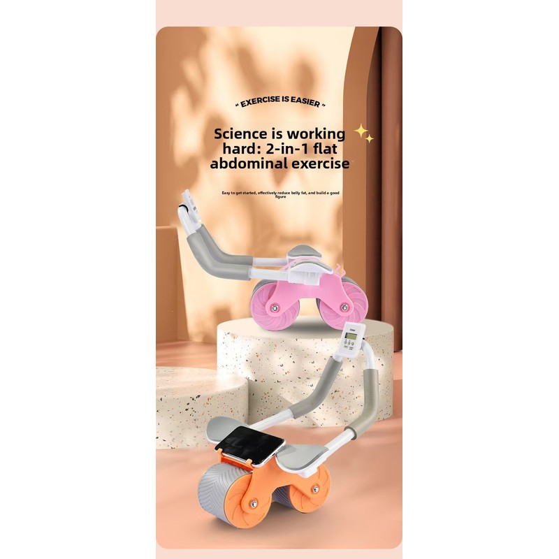 Auto Rebound Ab Roller Wheel w - огляд і ціна Ab Roller Wheel With Elbow Support