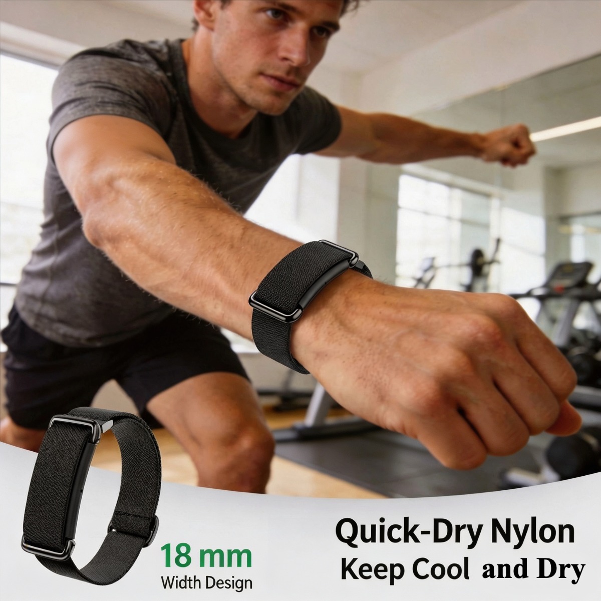 Nylon Wristband & Armband for  - огляд і ціна Resistance Bands Set With Handles