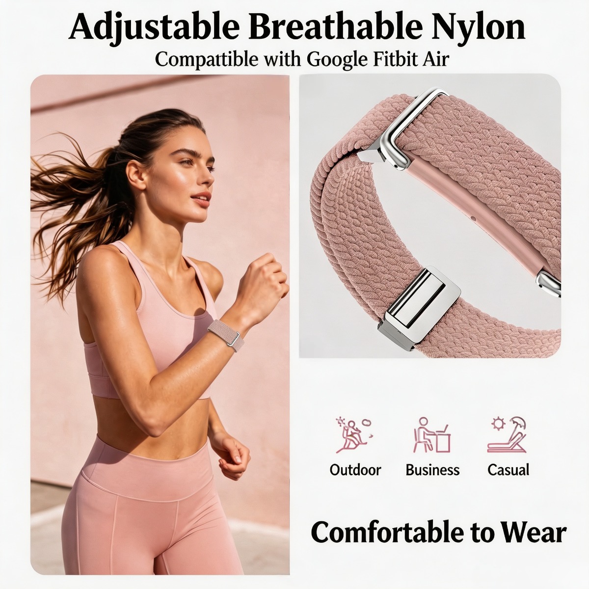 Nylon Wristband & Armband for  - огляд і ціна Resistance Bands Set With Handles