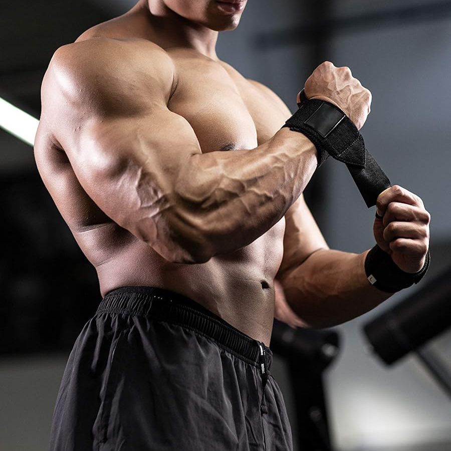 ‌Adjustable Deadlift Wrist Wra - огляд і ціна Wrist Wraps Weightlifting Support