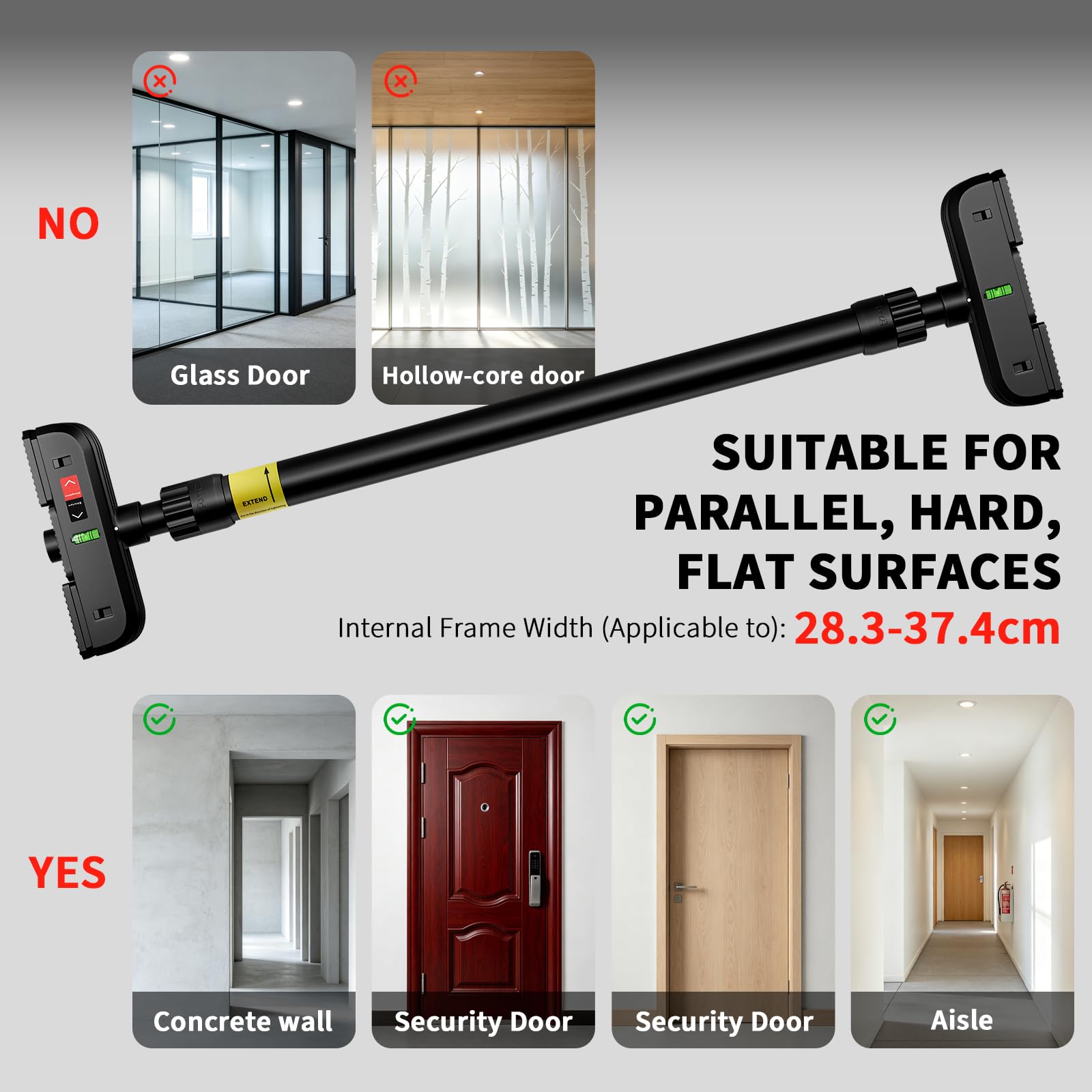 Pull Up Bar for Doorway, Door  - огляд і ціна Door Pull Up Bar No Screw