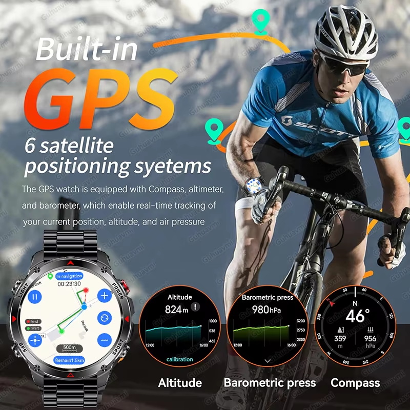 Military 540mAh GPS Smart Watc - огляд і ціна Resistance Bands Set With Handles